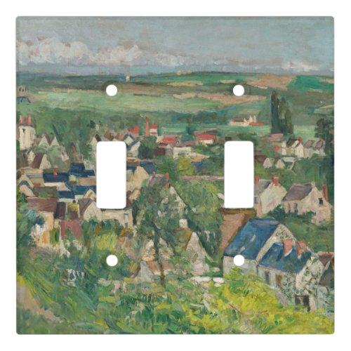 Paul Cezanne _ Auvers Panoramic View Light Switch Cover