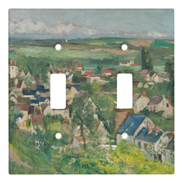 Paul Cezanne - Auvers, Panoramic View Light Switch Cover (Front)