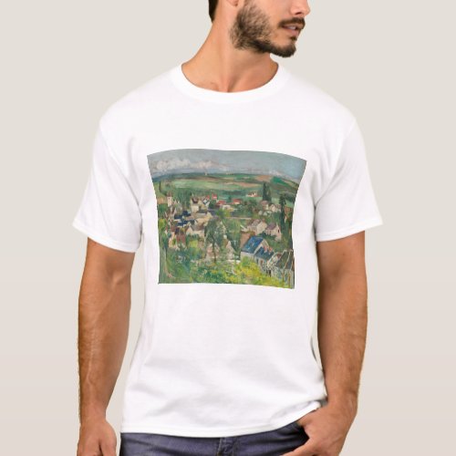 Paul Cezanne _ Auvers Panoramic View T_Shirt
