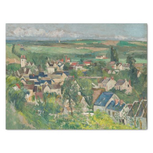 Paul Cezanne _ Auvers Panoramic View Tissue Paper