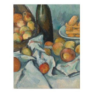 Paul Cezanne Basket of Apples Vintage Still Life Faux Canvas Print