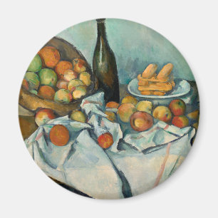 Paul Cezanne Basket of Apples Vintage Still Life Magnet