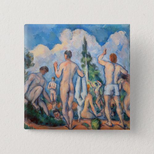 Paul Cezanne _ Bathers Button