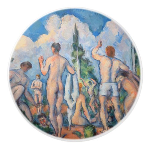 Paul Cezanne _ Bathers Ceramic Knob