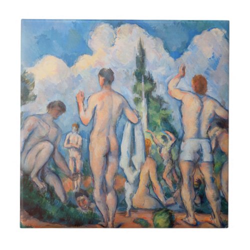 Paul Cezanne _ Bathers Ceramic Tile