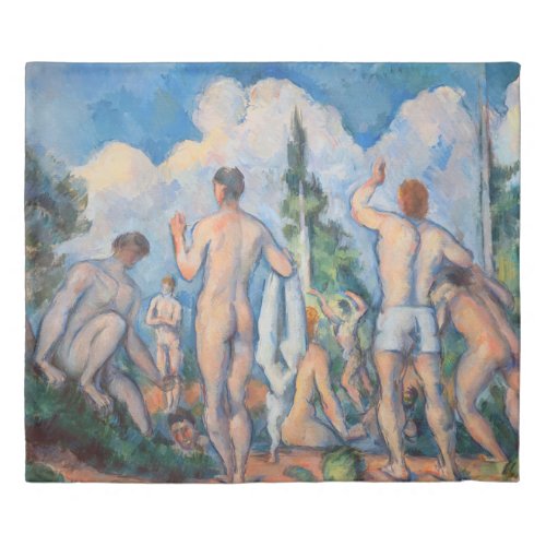 Paul Cezanne _ Bathers Duvet Cover