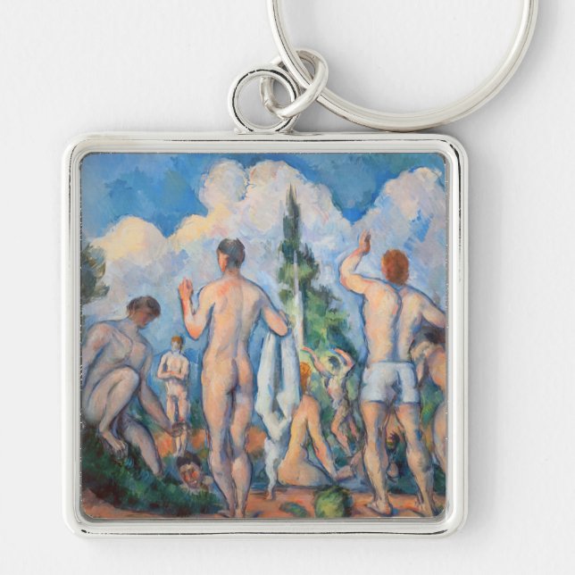 Paul Cezanne - Bathers Keychain (Front)