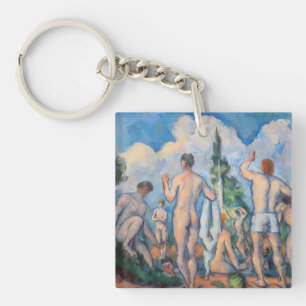 Paul Cezanne - Bathers Keychain