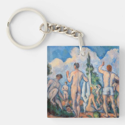 Paul Cezanne _ Bathers Keychain