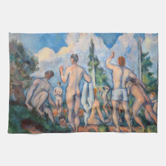 Paul Cezanne - Bathers Kitchen Towel (Horizontal)
