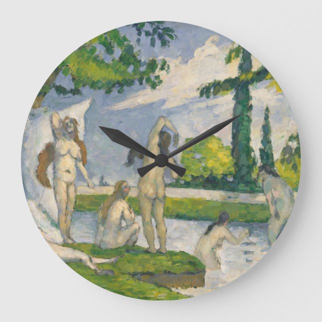 Paul Cezanne | Bathers Large Clock (Front)