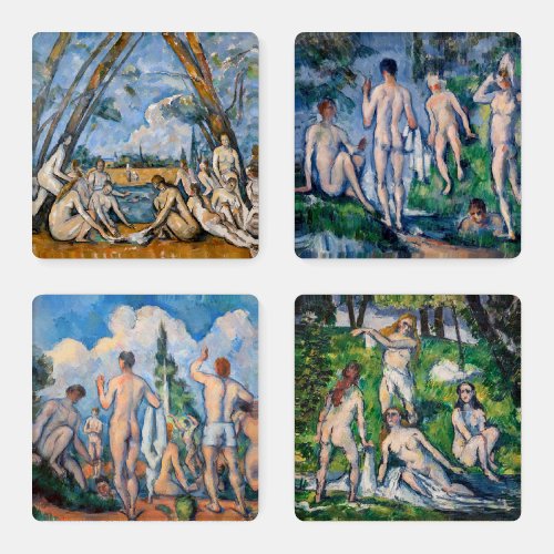 Paul Cezanne _ Bathers Masterpieces Selection Coaster Set