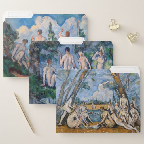 Paul Cezanne _ Bathers Masterpieces Selection File Folder