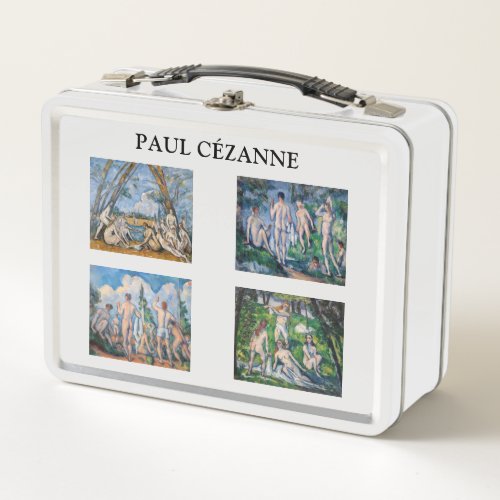 Paul Cezanne _ Bathers Masterpieces Selection Metal Lunch Box