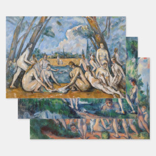 Paul Cezanne - Bathers Masterpieces Selection Wrapping Paper Sheets