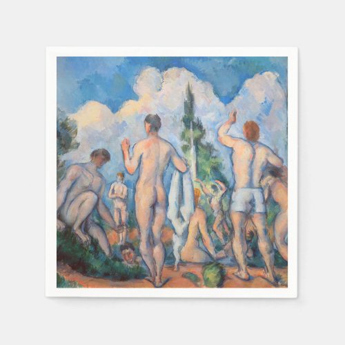 Paul Cezanne _ Bathers Napkins