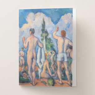 Paul Cezanne - Bathers Pocket Folder