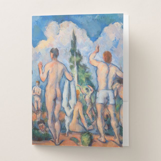 Paul Cezanne - Bathers Pocket Folder (Front)