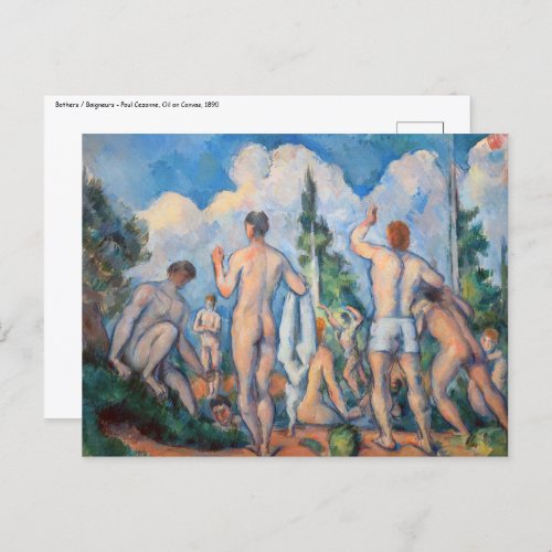 Paul Cezanne _ Bathers Postcard