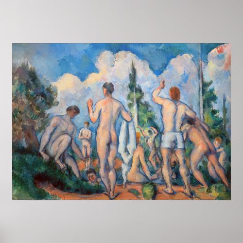 Paul Cezanne _ Bathers Poster