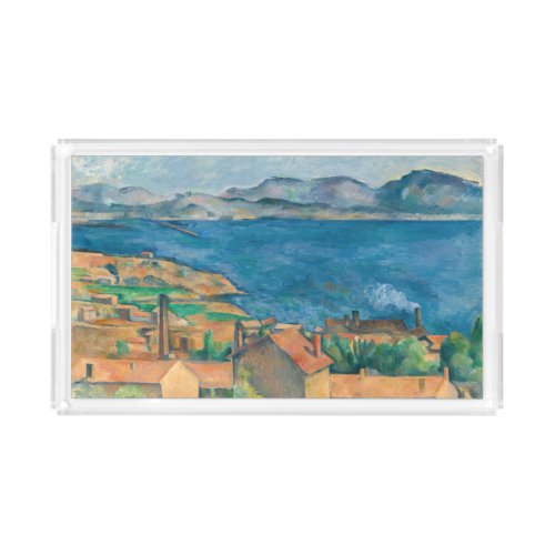 Paul Cezanne _ Bay of Marseille Seen from Estaque Acrylic Tray