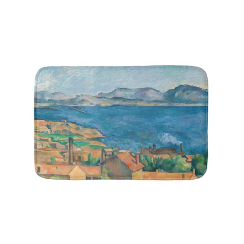 Paul Cezanne _ Bay of Marseille Seen from Estaque Bath Mat