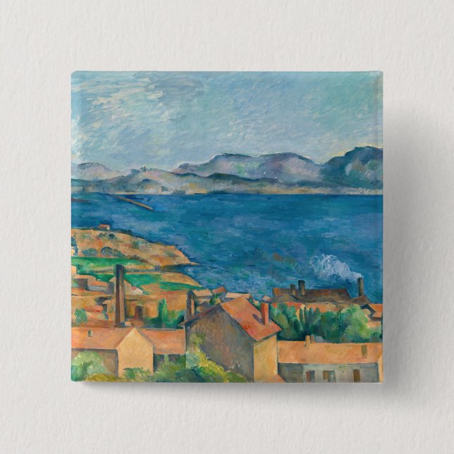 Paul Cezanne - Bay of Marseille, Seen from Estaque Button (Front)