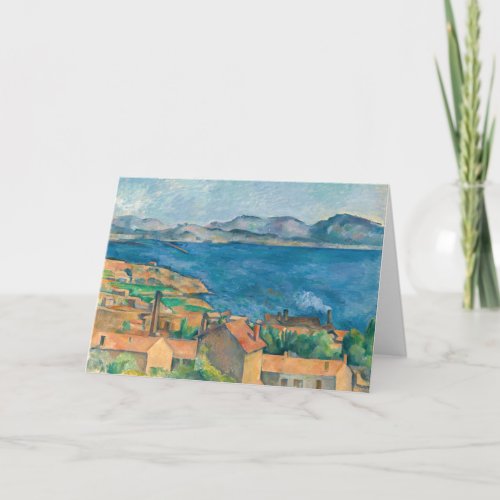 Paul Cezanne _ Bay of Marseille Seen from Estaque Card