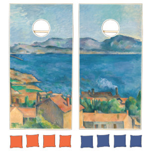 Paul Cezanne - Bay of Marseille, Seen from Estaque Cornhole Set