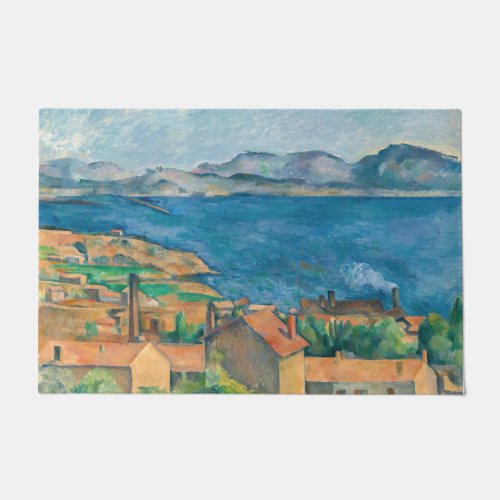 Paul Cezanne _ Bay of Marseille Seen from Estaque Doormat