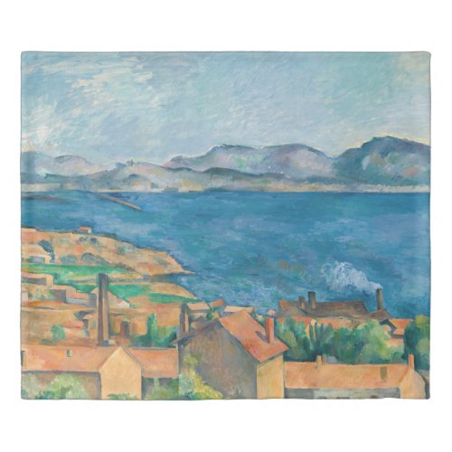 Paul Cezanne _ Bay of Marseille Seen from Estaque Duvet Cover