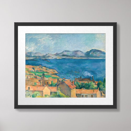 Paul Cezanne _ Bay of Marseille Seen from Estaque Framed Art