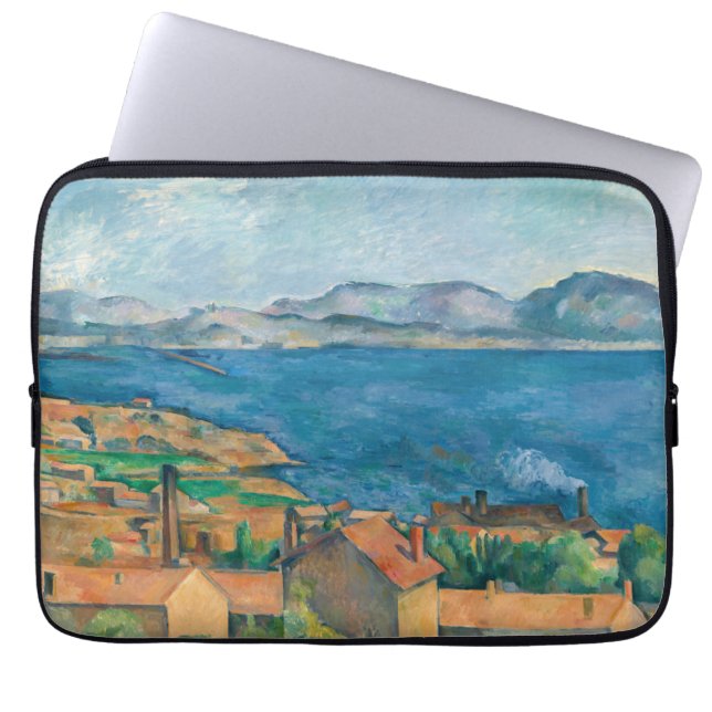 Paul Cezanne - Bay of Marseille, Seen from Estaque Laptop Sleeve (Front)