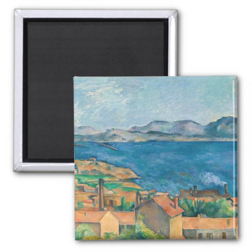 Paul Cezanne _ Bay of Marseille Seen from Estaque Magnet