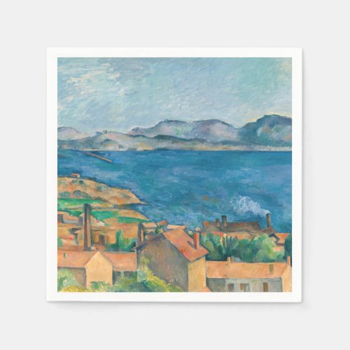 Paul Cezanne _ Bay of Marseille Seen from Estaque Napkins