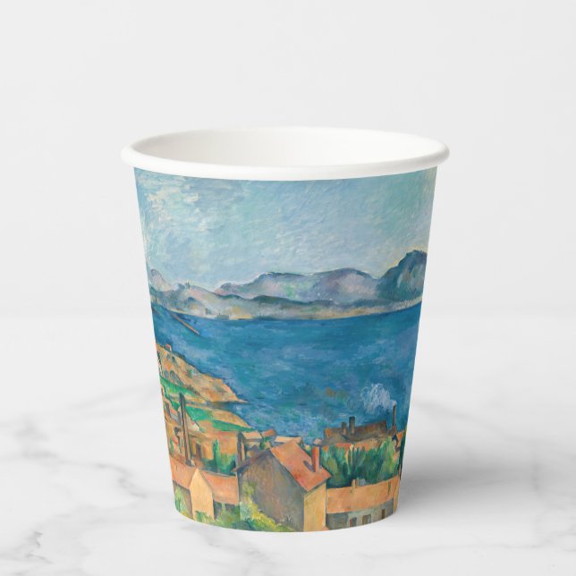 Paul Cezanne - Bay of Marseille, Seen from Estaque Paper Cups (Front)