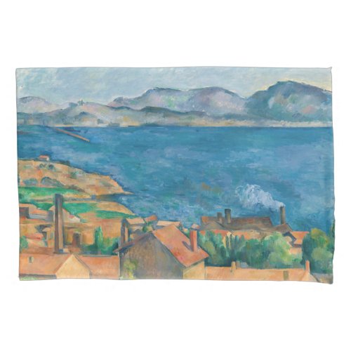 Paul Cezanne _ Bay of Marseille Seen from Estaque Pillow Case