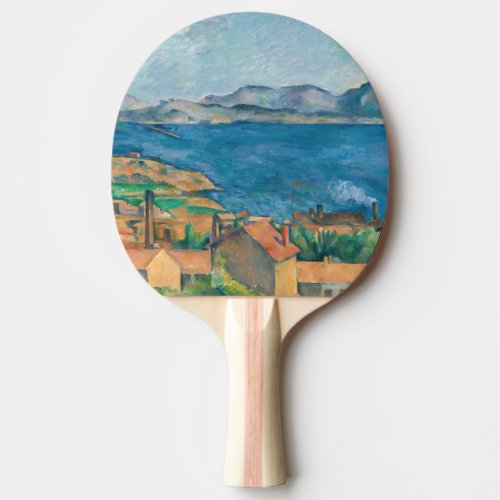 Paul Cezanne _ Bay of Marseille Seen from Estaque Ping Pong Paddle