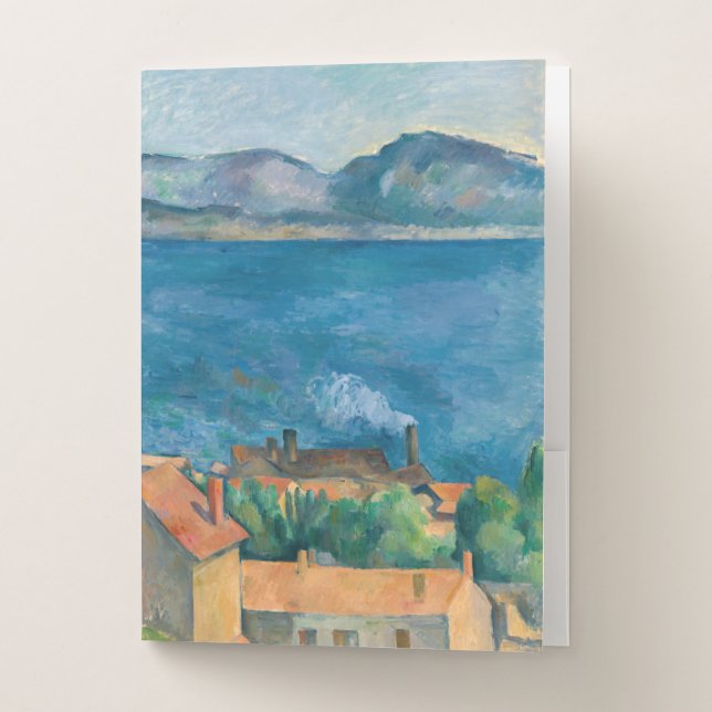 Paul Cezanne - Bay of Marseille, Seen from Estaque Pocket Folder (Front)