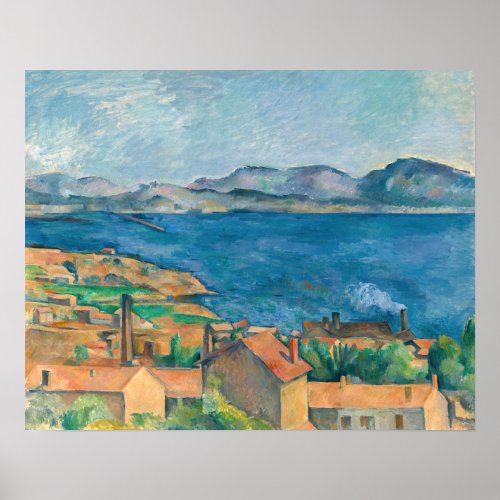 Paul Cezanne _ Bay of Marseille Seen from Estaque Poster