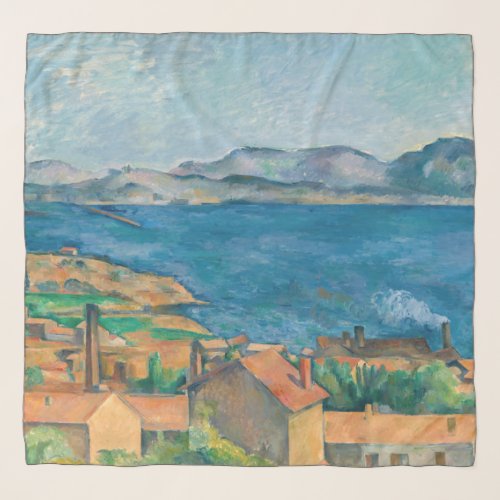 Paul Cezanne _ Bay of Marseille Seen from Estaque Scarf