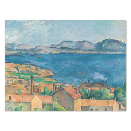 Paul Cezanne _ Bay of Marseille Seen from Estaque Tissue Paper