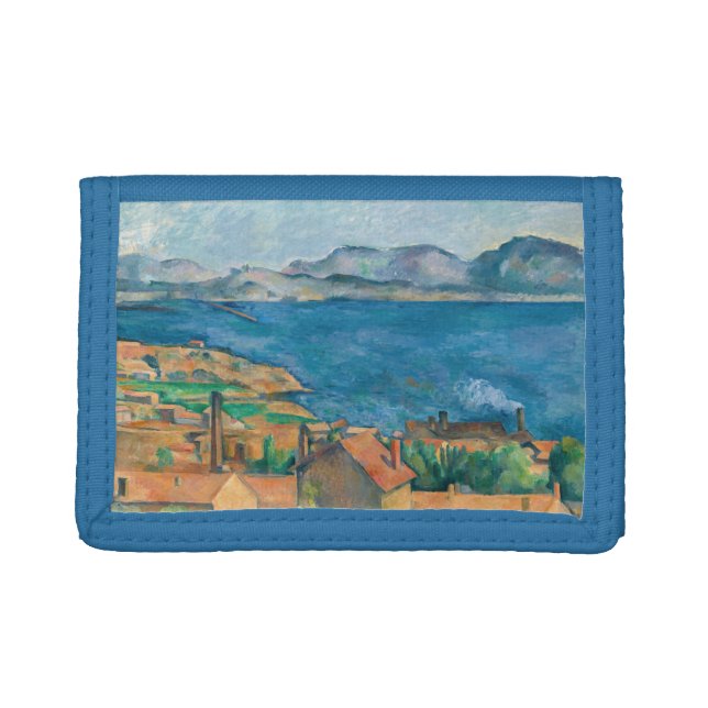 Paul Cezanne - Bay of Marseille, Seen from Estaque Trifold Wallet (Front)