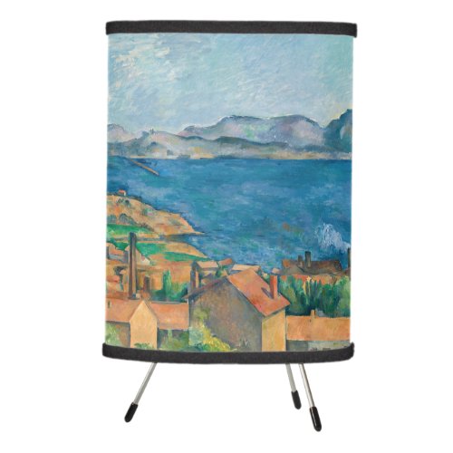 Paul Cezanne _ Bay of Marseille Seen from Estaque Tripod Lamp