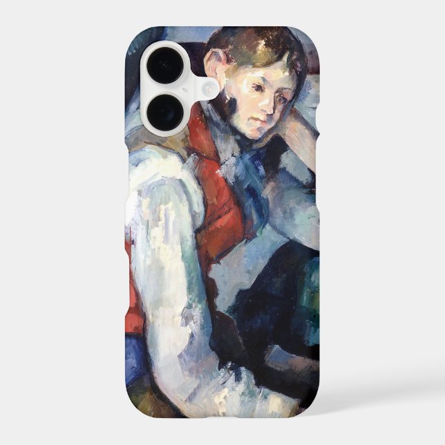 Paul Cezanne - Boy in the Red Vest Case-Mate iPhone Case (Back)
