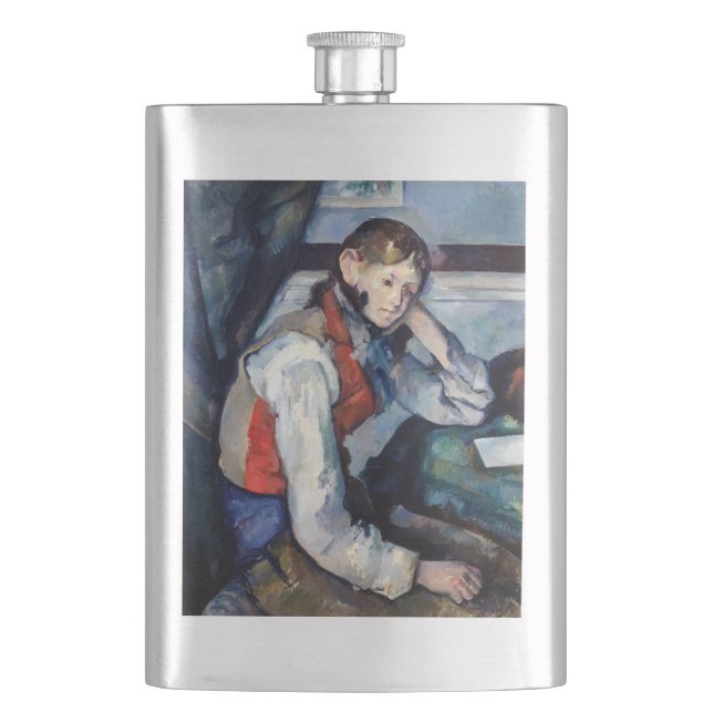 Paul Cezanne - Boy in the Red Vest Flask (Front)