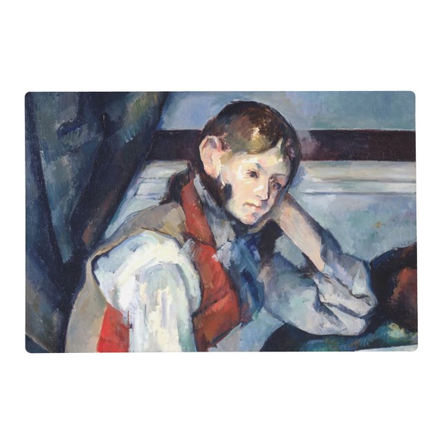 Paul Cezanne - Boy in the Red Vest Placemat (Front)