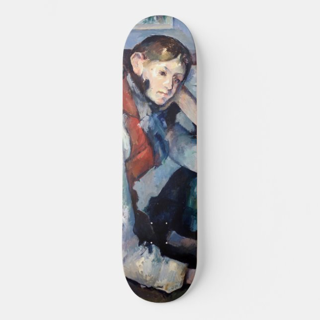 Paul Cezanne - Boy in the Red Vest Skateboard (Front)