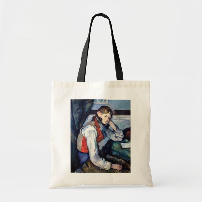 Paul Cezanne - Boy in the Red Vest Tote Bag (Front)