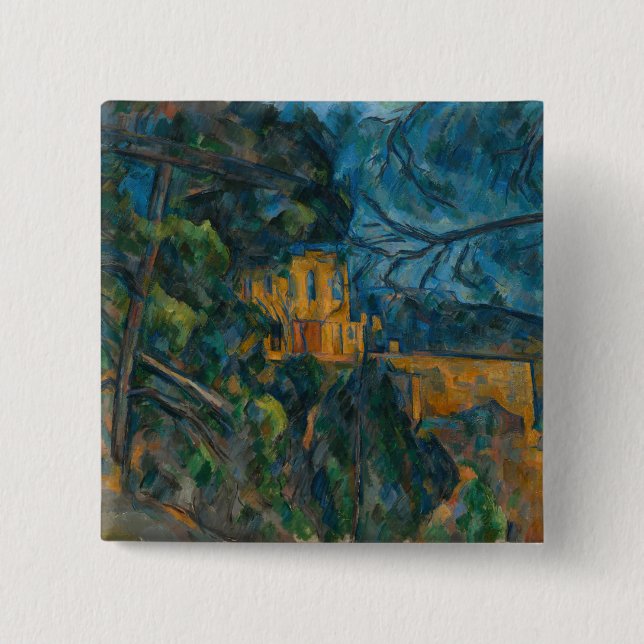 Paul Cezanne - Chateau Noir Button (Front)